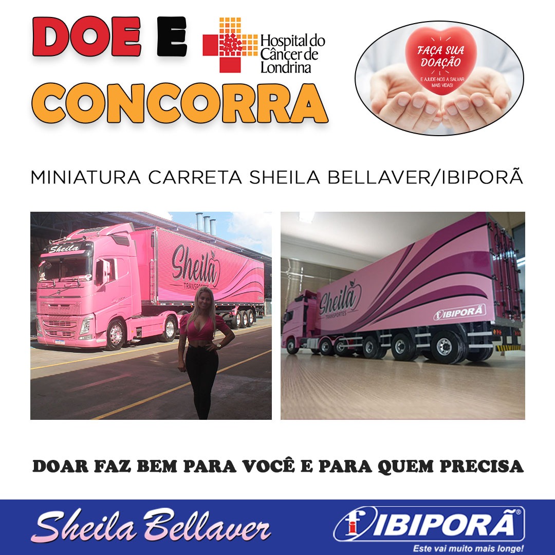 Sorteio: Miniatura carreta Sheila Bellaver